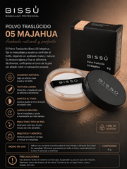 Polvo Traslúcido Bissú Tono 05 Majahua 8 g