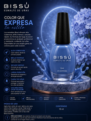 Esmalte de Uñas Bissú 215 Hortensia 15ml
