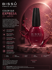 Esmalte de Uñas Bissú 15 ml - Rojo Tulipan 87