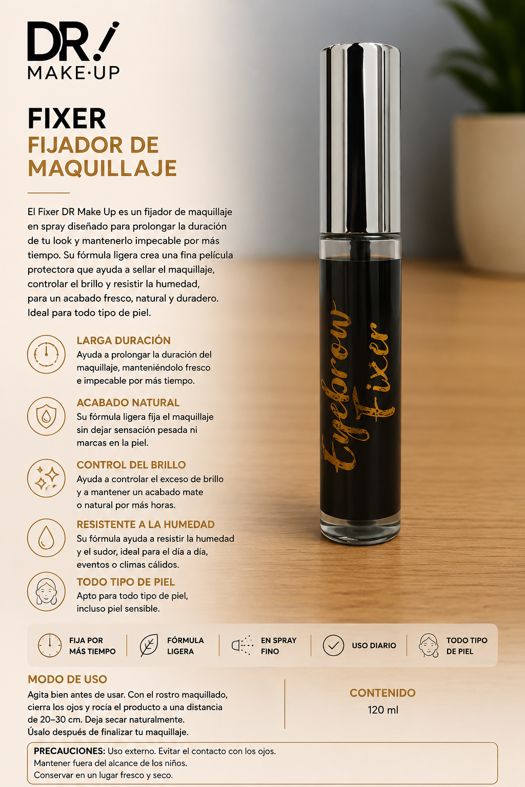 Fixer Fijador de Maquillaje – DR MAKE UP