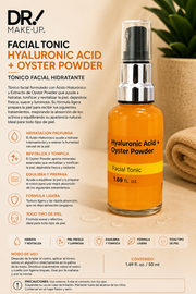 Facial Tonic Hyaluronic Acid + Oyster Powder DR MAKE UP