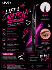 NYX Professional Makeup Lift & Snatch! Brow Tint Pen Plumón para cejas