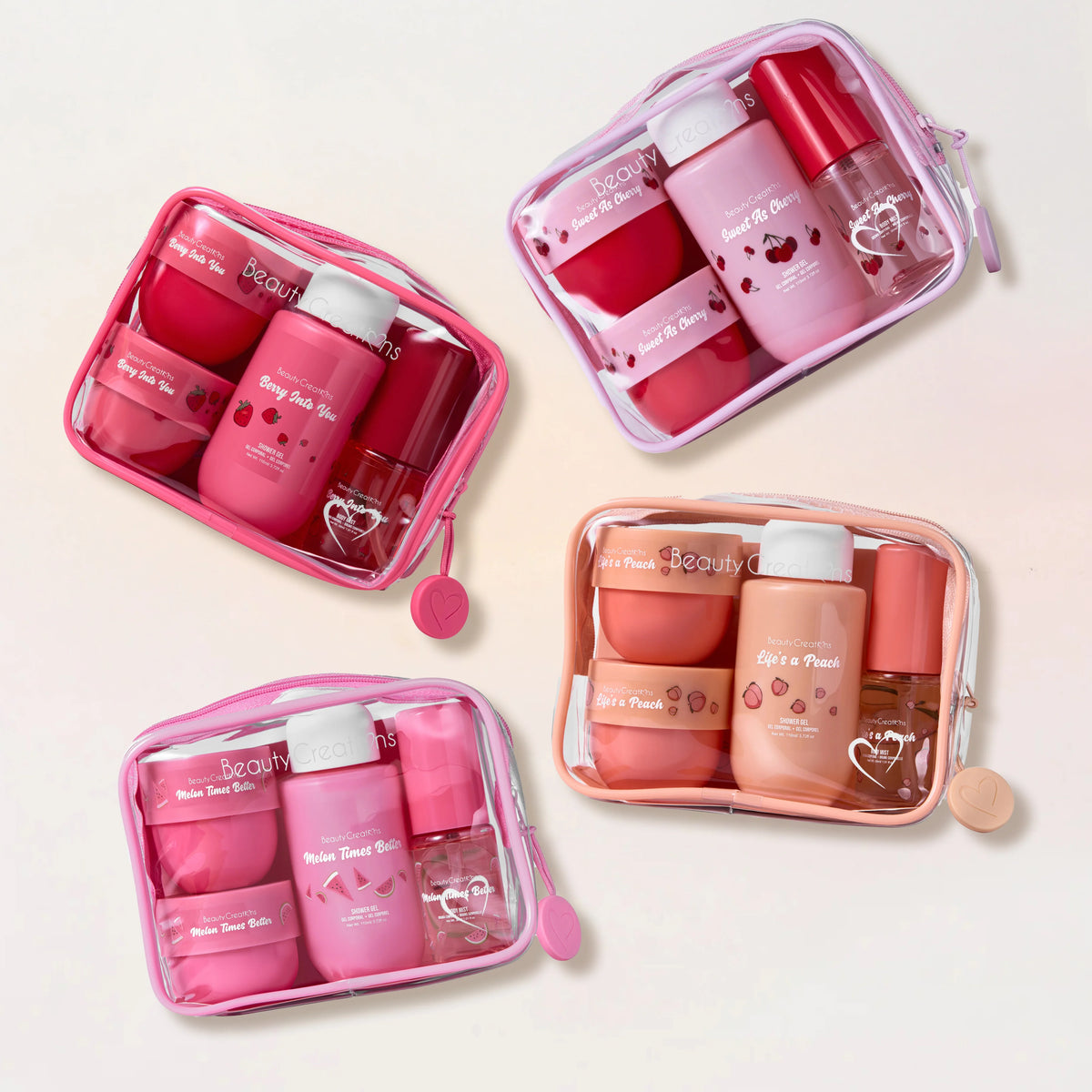 Mini Set Cuidado Del Cuerpo De Viaje Fruity - Beauty Creation