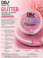 Glitter y Pigmento Profesional Color Rosa – DR MAKE UP